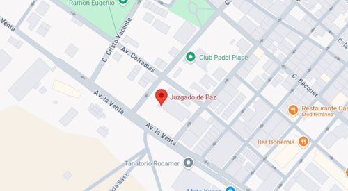 ubicación Registro Civil Juzgado de Paz Pilar de la Horadada de Alicante