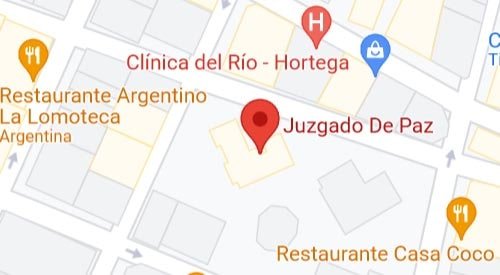 ubicación Registro Civil Juzgado de Paz Santa Pola